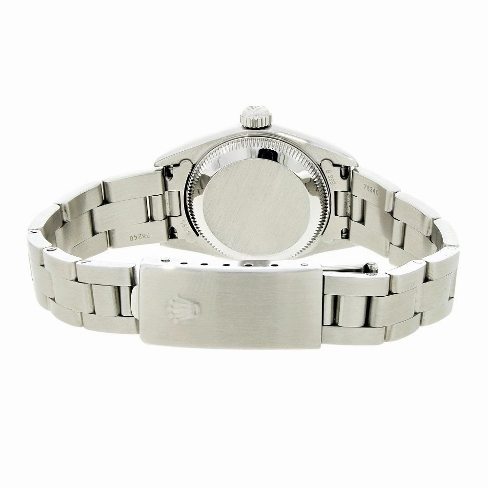 Pre Owned Rolex Lady Oyster Perpetual Diamond Dial Watch 76080 RW0473 (1998)