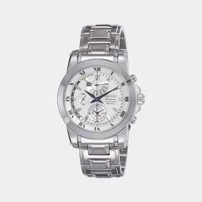 Premier Men Quartz White Dial Chronograph Stainless Steel Watch SPC159P1