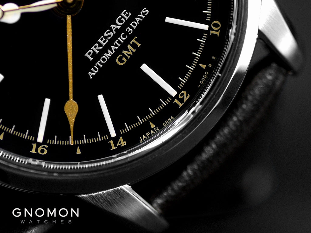 Presage Craftsmanship Urushi GMT Lacquer Black Ref. SARH001