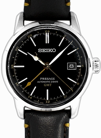 Presage Craftsmanship Urushi GMT Lacquer Black Ref. SARH001