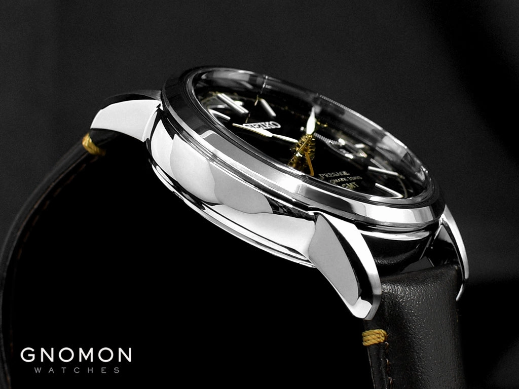 Presage Craftsmanship Urushi GMT Lacquer Black Ref. SARH001