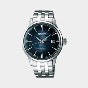 Presage Men Automatic Blue Dial Analog Stainless Steel Watch SRPB41J1
