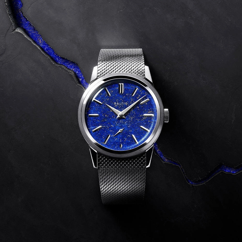 Prismic Paris Limited Edition 36mm - Lapis Lazuli on Mesh Bracelet