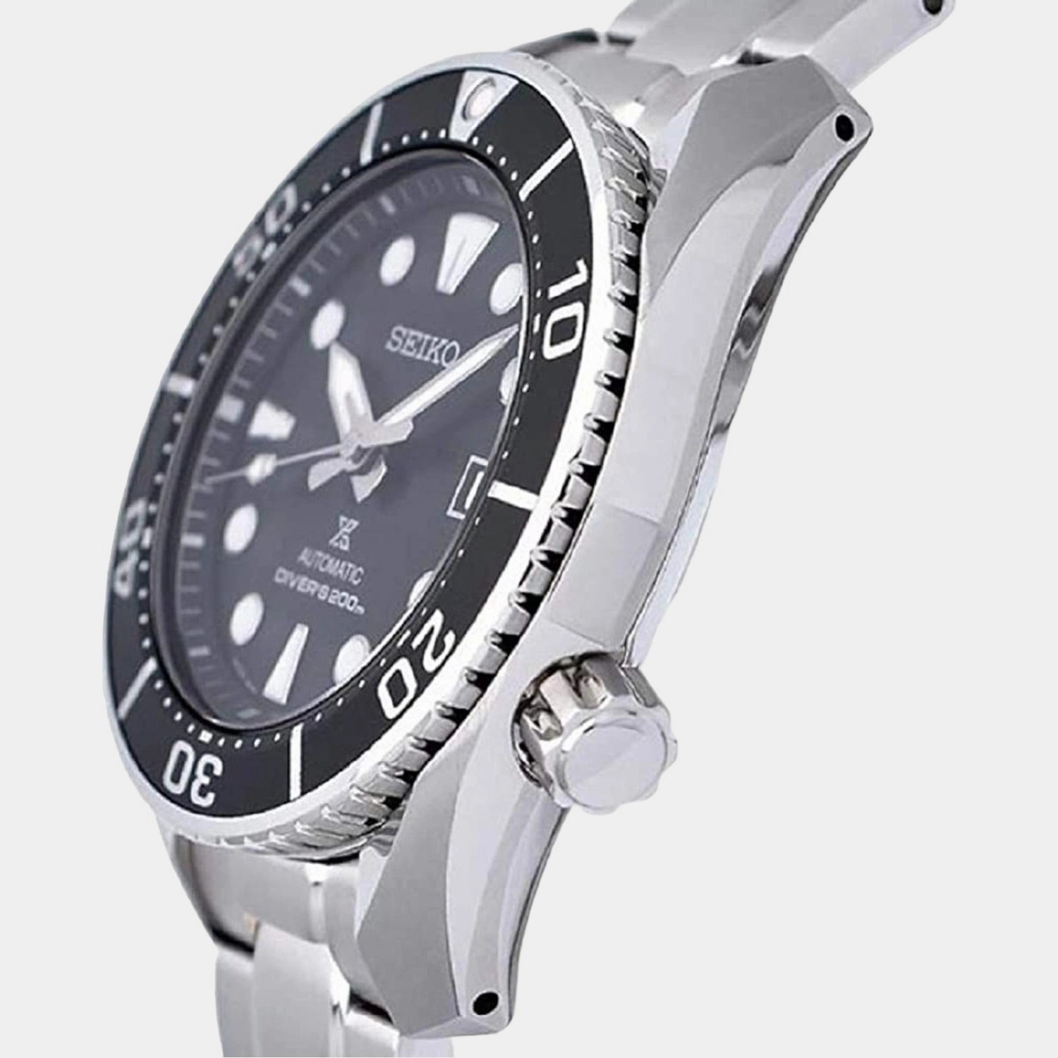 Prospex Men Automatic Black Dial Analog Stainless Steel Watch SPB101J1