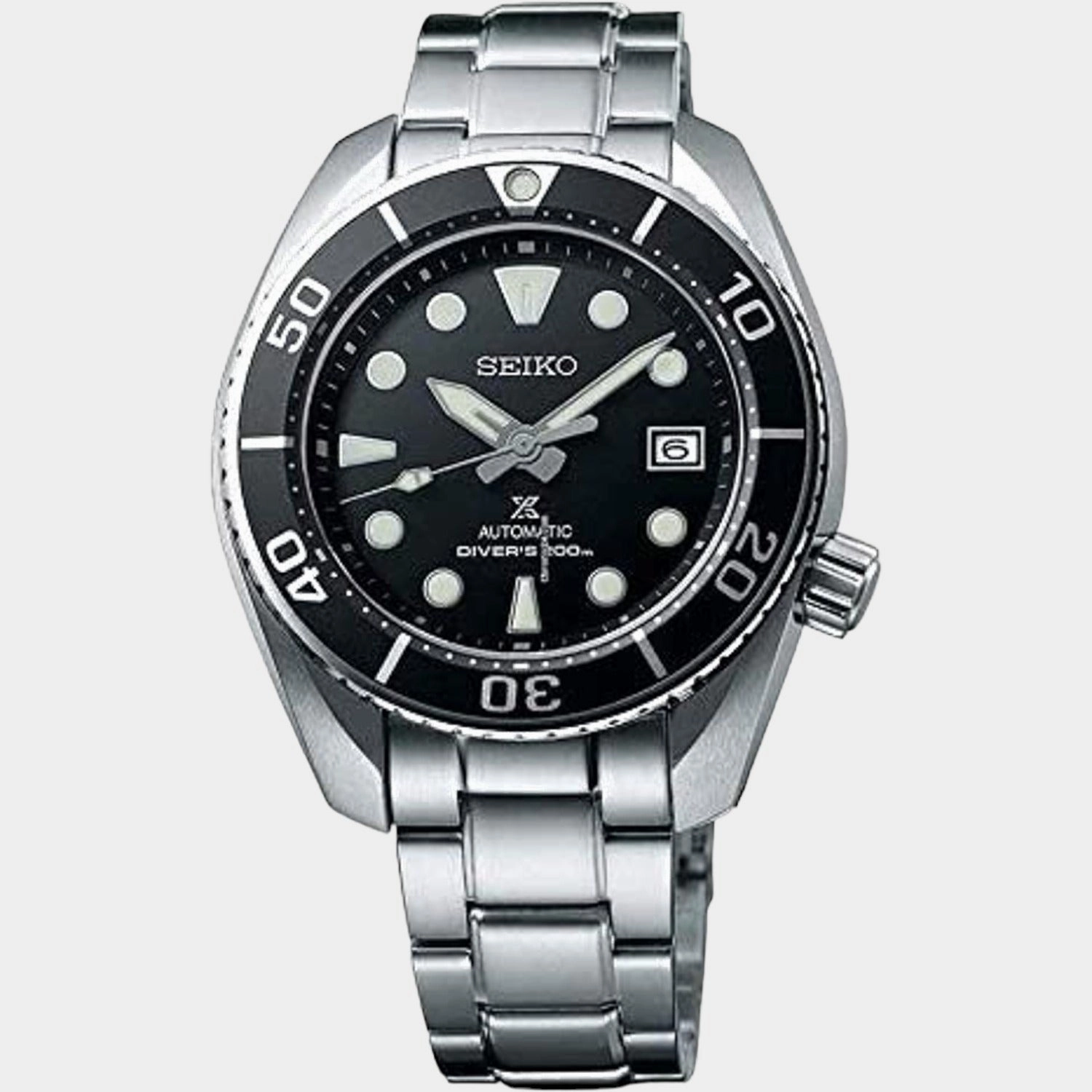 Prospex Men Automatic Black Dial Analog Stainless Steel Watch SPB101J1