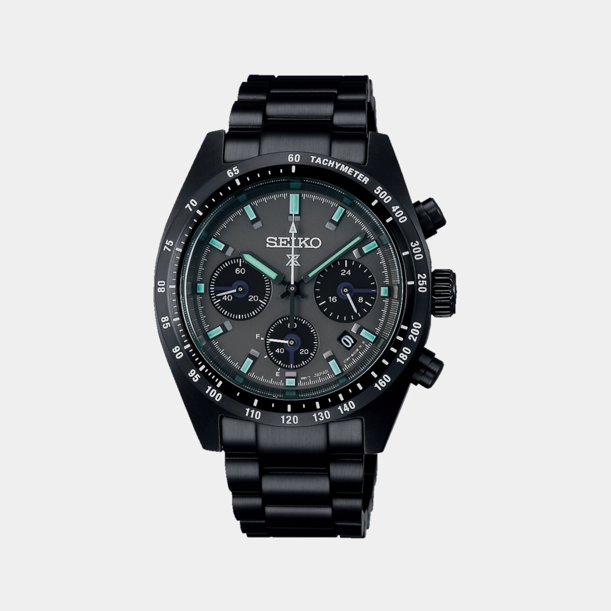 Prospex Men Solar Black Dial Chronograph Stainless steel Watch SSC917P1