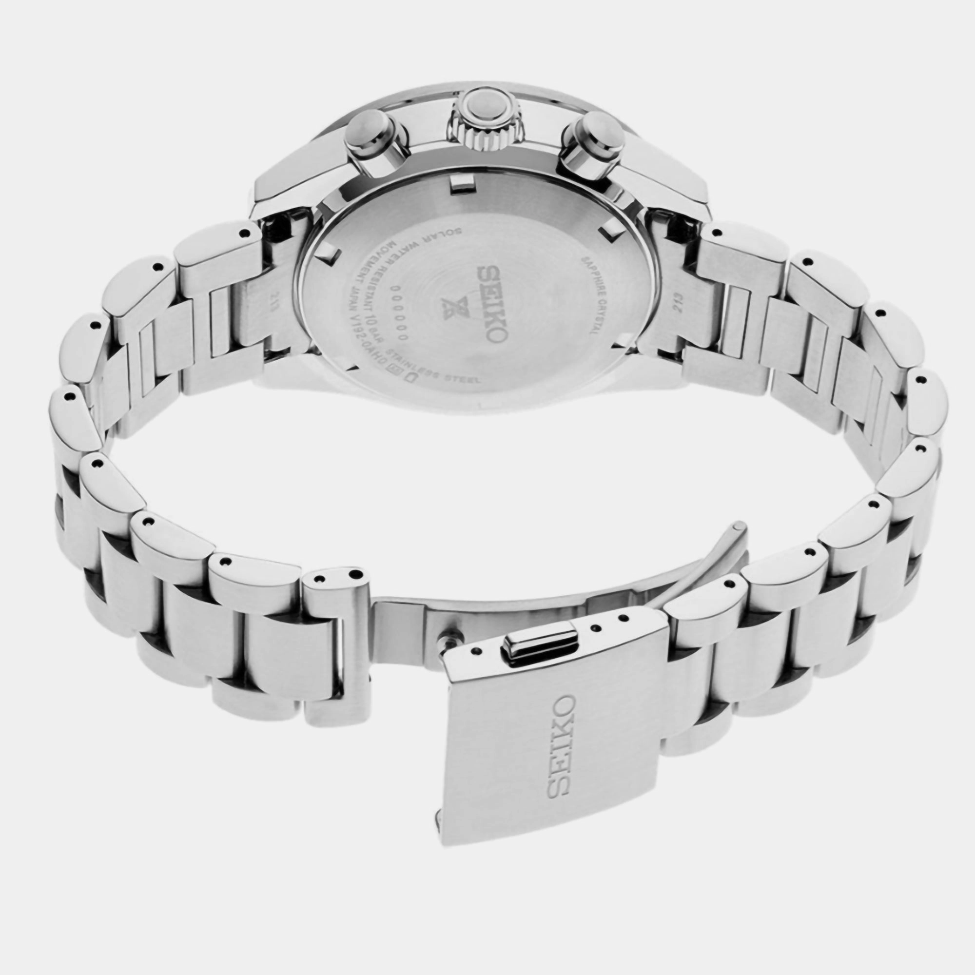 Prospex Men Solar Blue Dial Chronograph Stainless Steel Watch SSC935P1