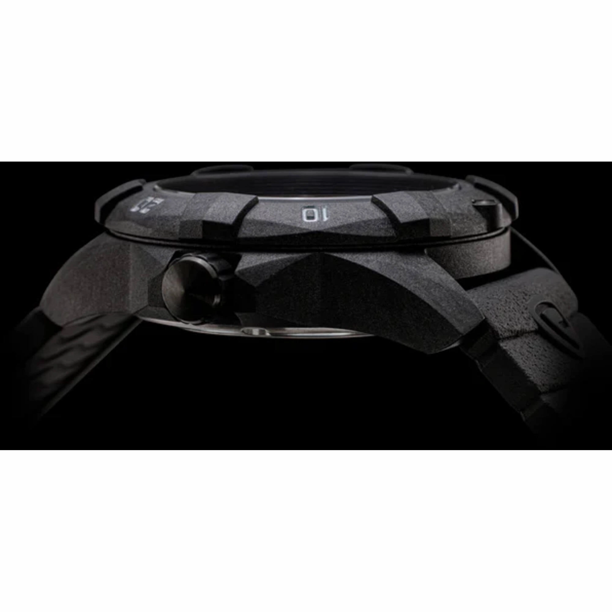 ProTek Men's Watch - USMC Series Quartz Black Dial Genuine Rubber Strap Dive | 1011