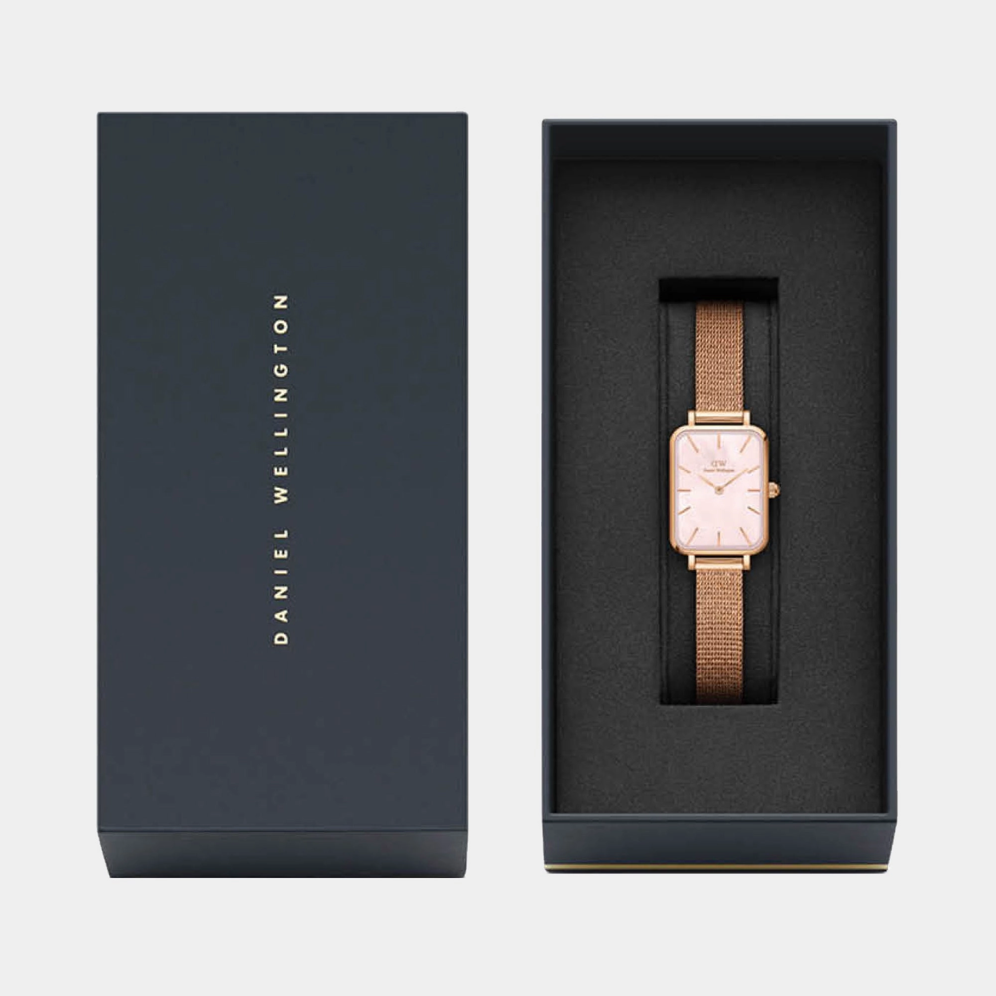 Quadro Women's Mother Of Pearl Analog Stainless Steel Watch DW00100510