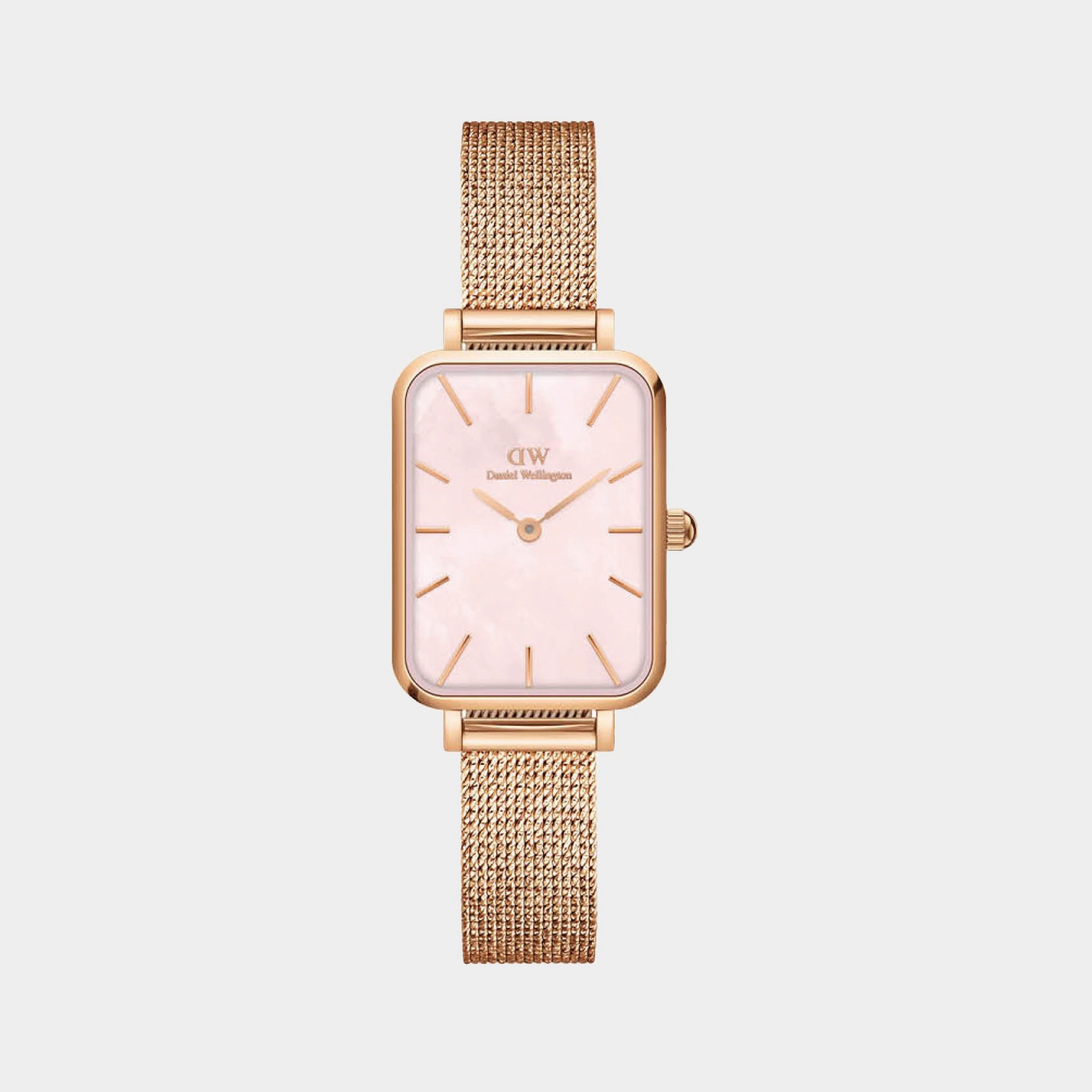 Quadro Women's Mother Of Pearl Analog Stainless Steel Watch DW00100510