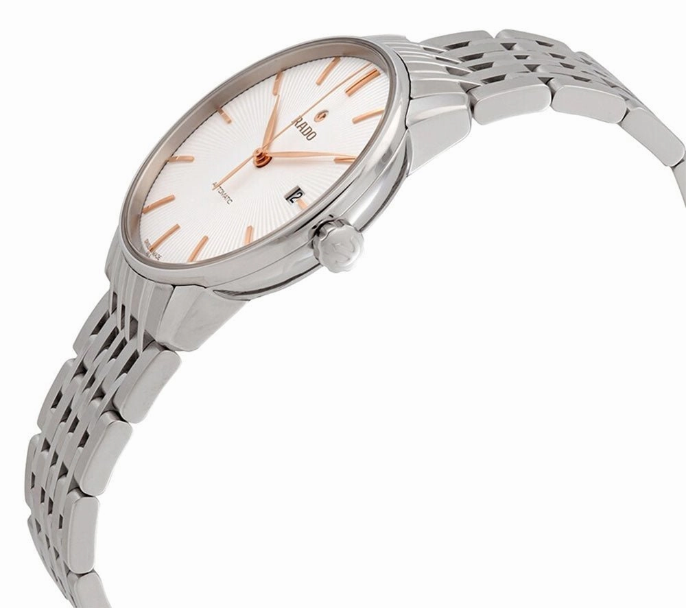 Rado Coupole Classic Automatic Stainless Steel Silver Dial Date Mens Watch R22860024
