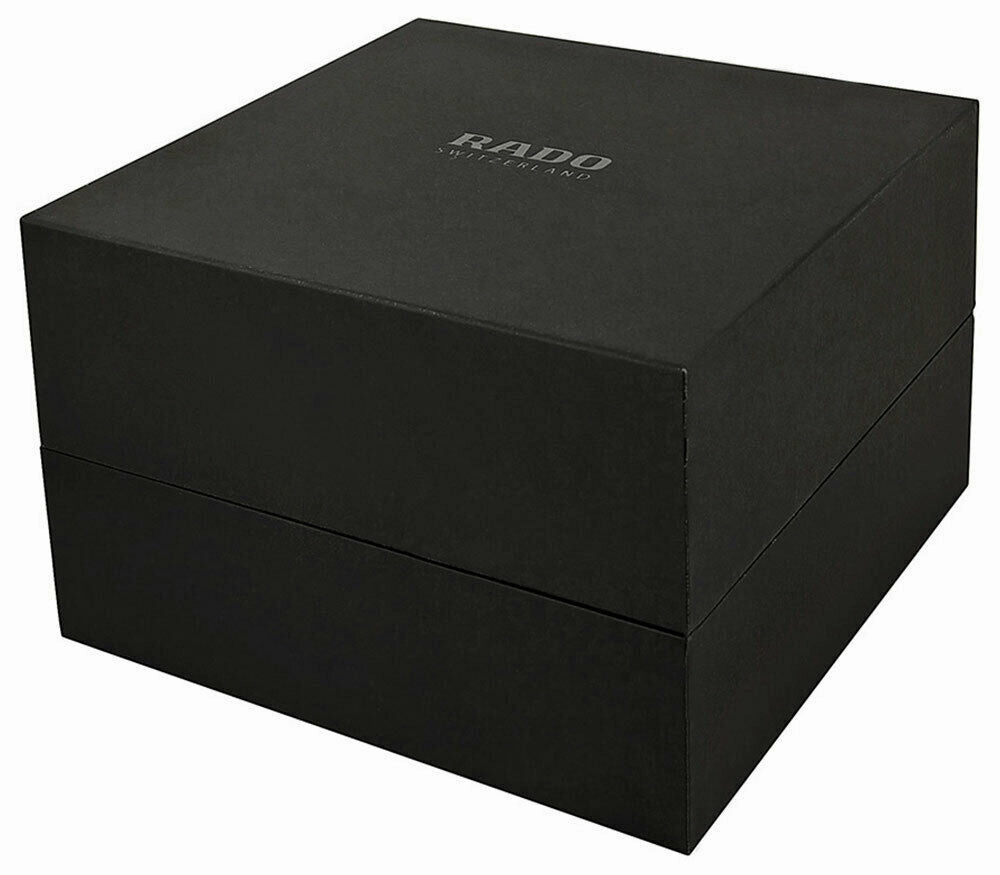Rado DiaMaster Grande Seconde High-Tech Ceramic Black Dial Date Automatic Mens Watch R14127152