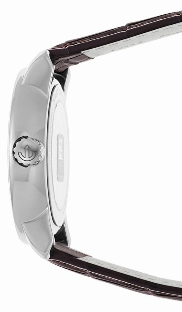 Rado DiaMaster XL Plasma High Tech Ceramic Automatic Champagne Dial Date Brown Strap Mens Watch R14074256
