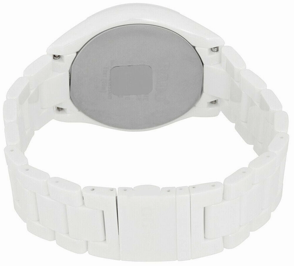 Rado HyperChrome XL White Ceramic Quartz Analog White Dial Dual Timer Men's Dress Watch R32113102
