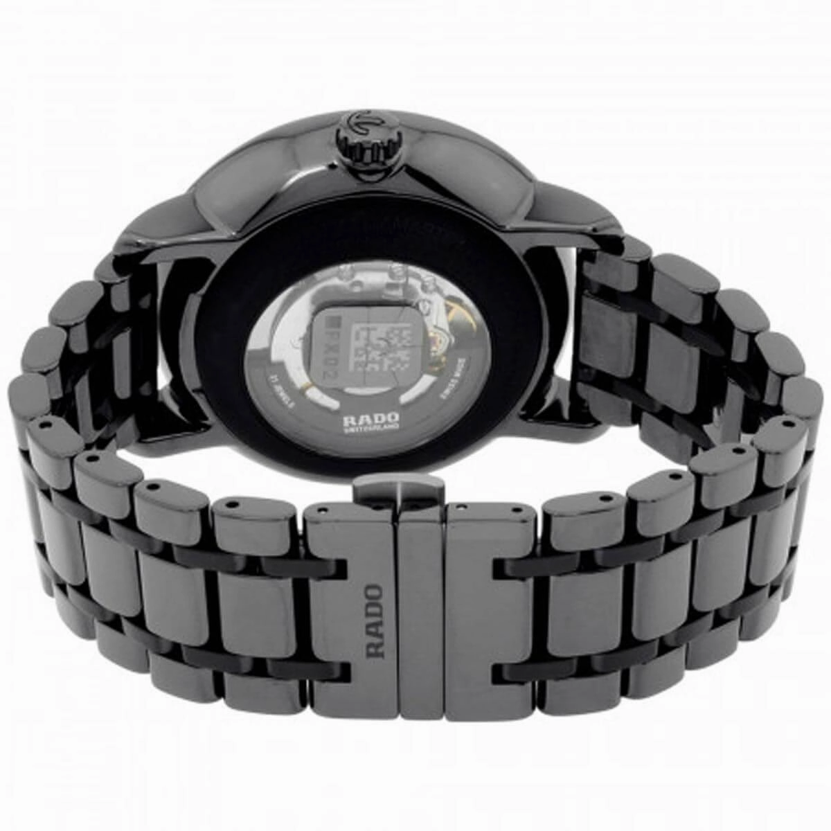 Rado Men's Automatic Watch - DiaMaster Black Dial Ceramic Bracelet | R14127152