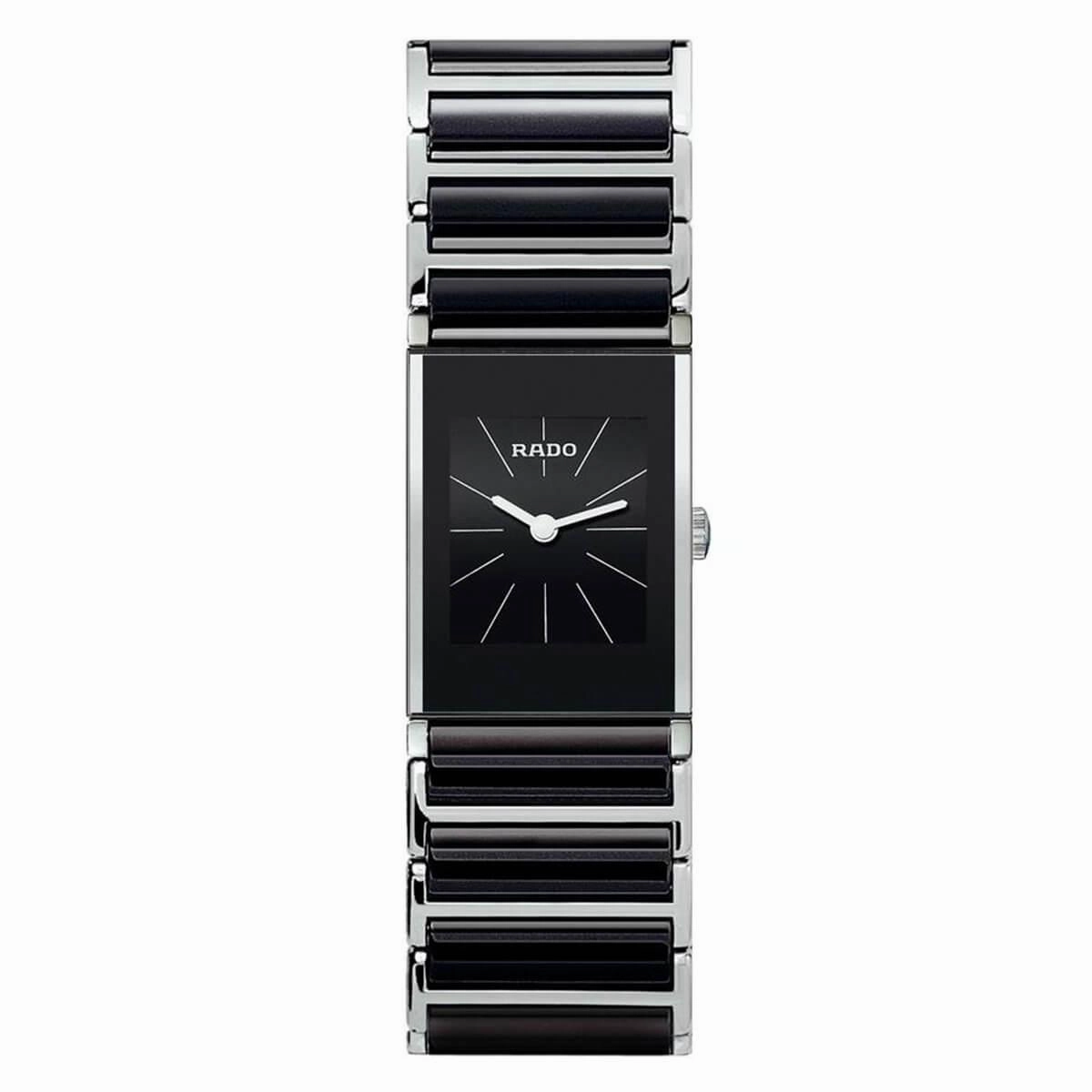 Rado R20786152 Women's Bracelet Watch - Integral Steel & Black Ceramic | R20786152