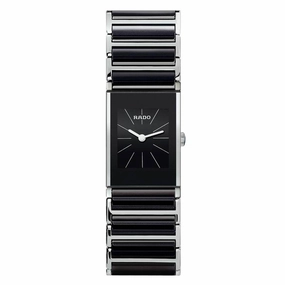 Rado R20786152 Women's Bracelet Watch - Integral Steel & Black Ceramic | R20786152