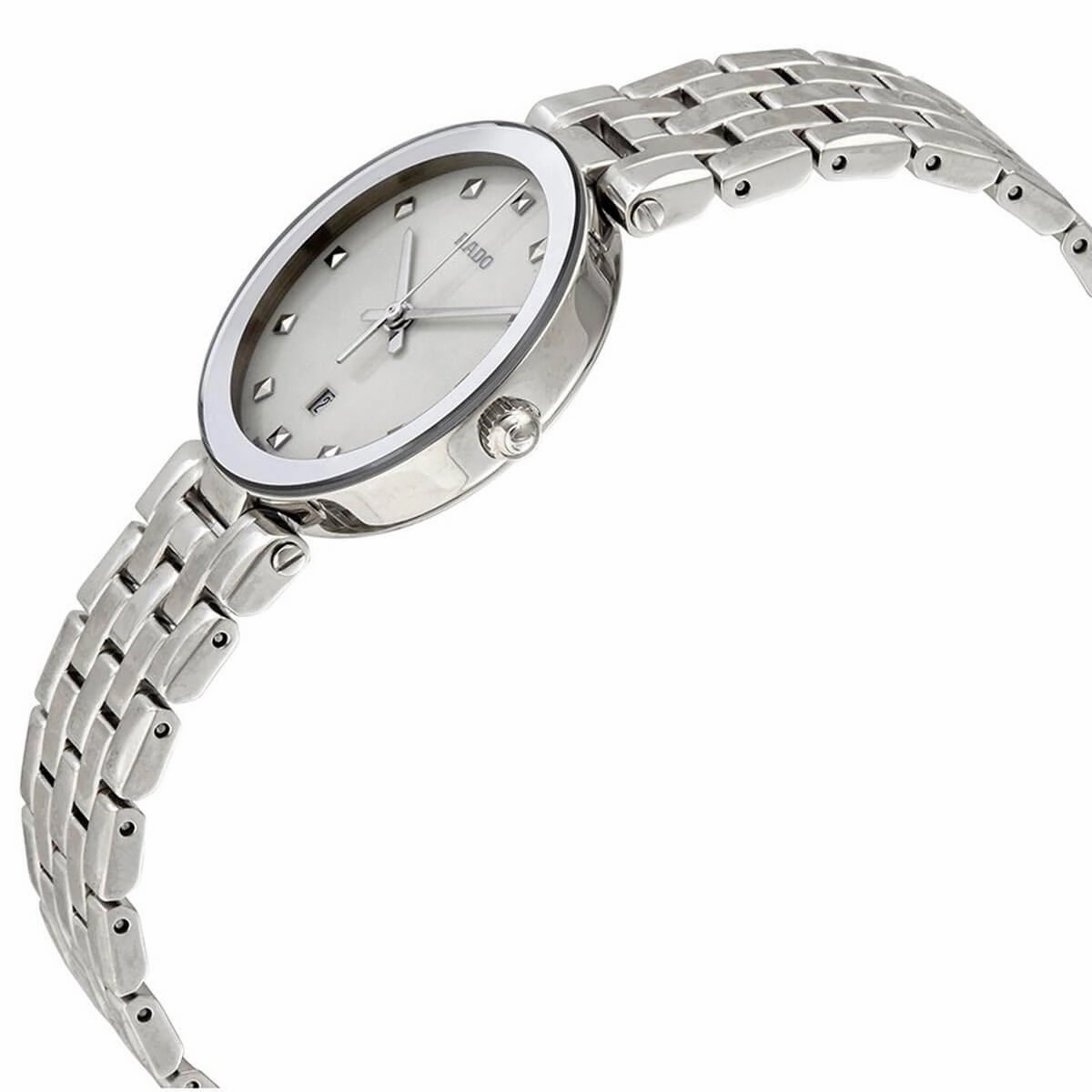 Rado Women's Quartz Watch - Florence Beige Dial Silver Tone Bracelet | R48874023