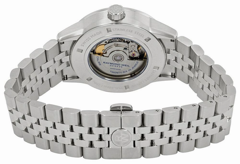 Raymond Weil Freelancer Automatic Stainless Steel Blue Dial Date Mens Watch 2731-ST-50001