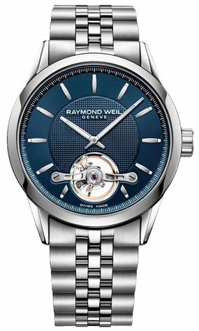 Raymond Weil Freelancer Automatic Stainless Steel Blue Dial Mens Watch 2780-ST-50001