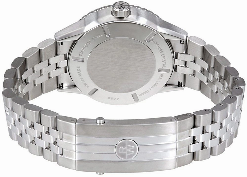 Raymond Weil Freelancer Automatic Stainless Steel Mens Diver Watch Silver Dial Calendar 2760-ST4-65001