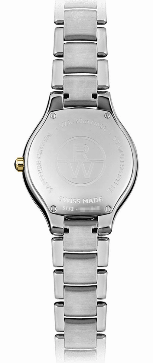 Raymond Weil Noemia Two-Tone Stainless Steel Mother-Of-Pearl Dial Diamonds Quartz Womens Watch 5132-S1P-00966