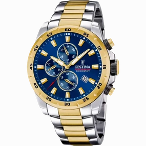 Reloj Festina Blue Dial Stainless Steel Men's Watch F20562/2