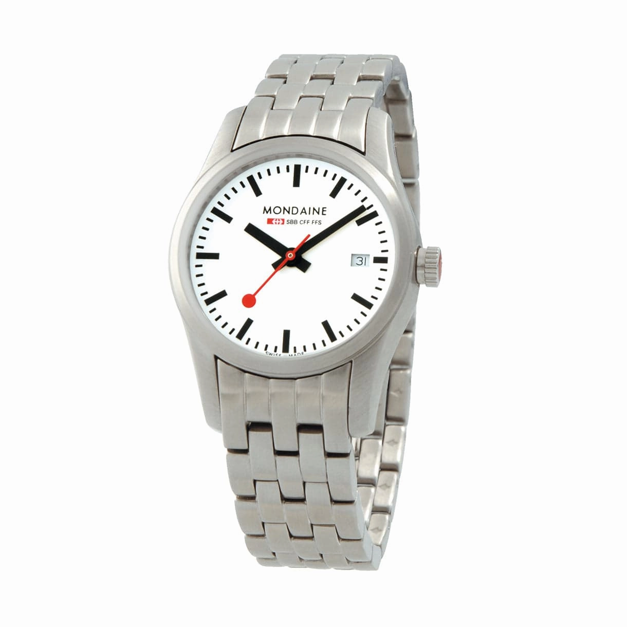 Retro, 28 mm, Stainless steel watch