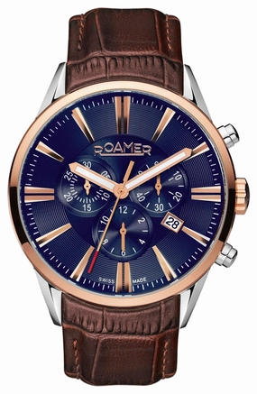Roamer - 508837 41 85 05 - SUPERIOR CHRONO Strap Watch For Men's