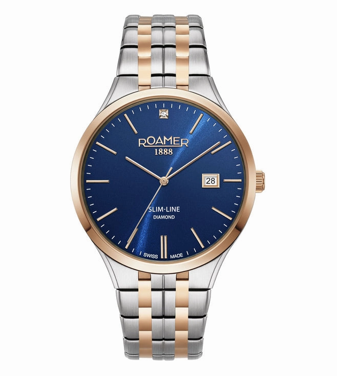 Roamer - 864833 49 45 50 - Slim-Line Analog Watch for Men