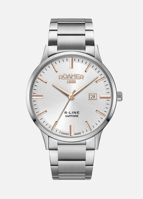 Roamer R-Line Classic Silver Watch 718833 41 15 70