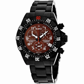Roberto Bianci Men's Watch - Fontana Brown Dial Plated Steel Bracelet | RB18765