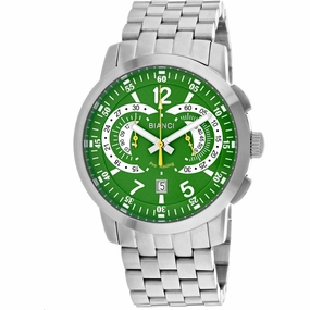Roberto Bianci Men's Watch - Lombardo Green Dial Stainless Steel Bracelet | RB70961