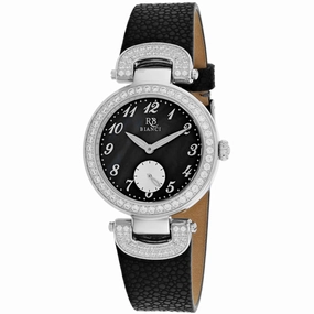 Roberto Bianci Women's Watch - Alessandra Black Mother of Pearl Dial Strap | RB0611
