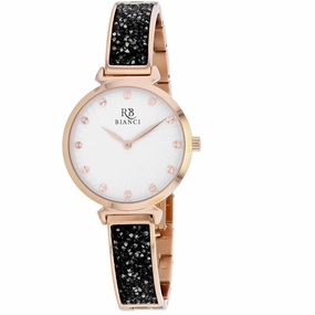 Roberto Bianci Women's Watch - Brillare White Dial Plated Steel Bracelet | RB0204