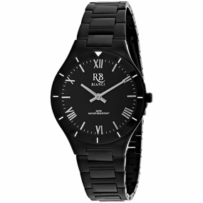 Roberto Bianci Women's Watch - Eterno Black Dial Plated Steel Bracelet | RB0410