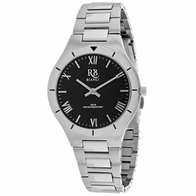Roberto Bianci Women's Watch - Eterno Black Dial Stainless Steel Bracelet | RB0412