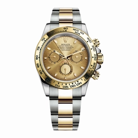 Rolex Cosmograph Daytona 40mm - Ref: 116503-0003 - Champagne Index Dial & Gold Bezel, Two Tone Stainless Steel & 18K Yellow Gold Oyster Bracelet Men's Watch