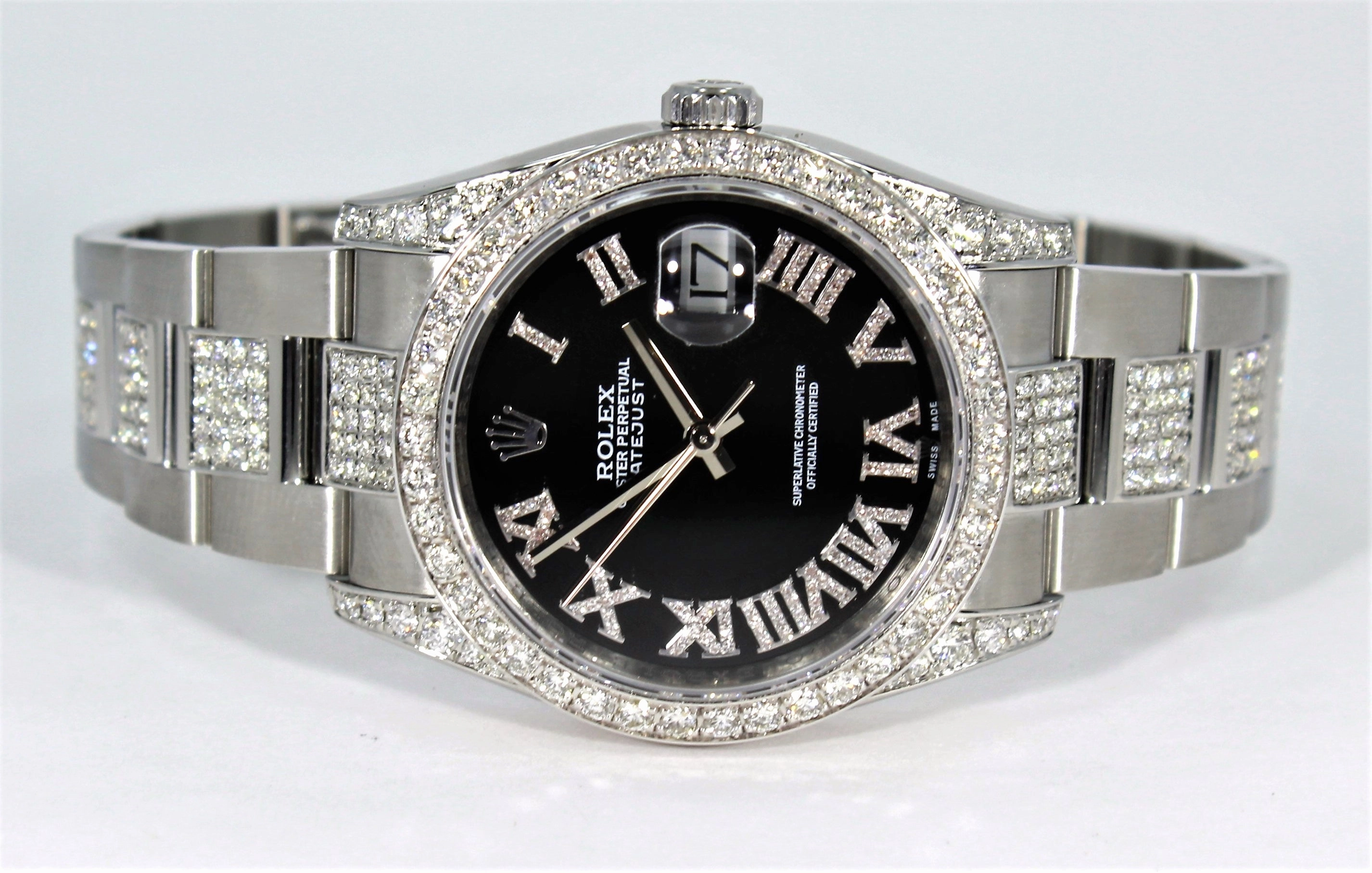 Rolex DateJust 116200 36mm black diamond dial bezel & bracelet oyster perpetual