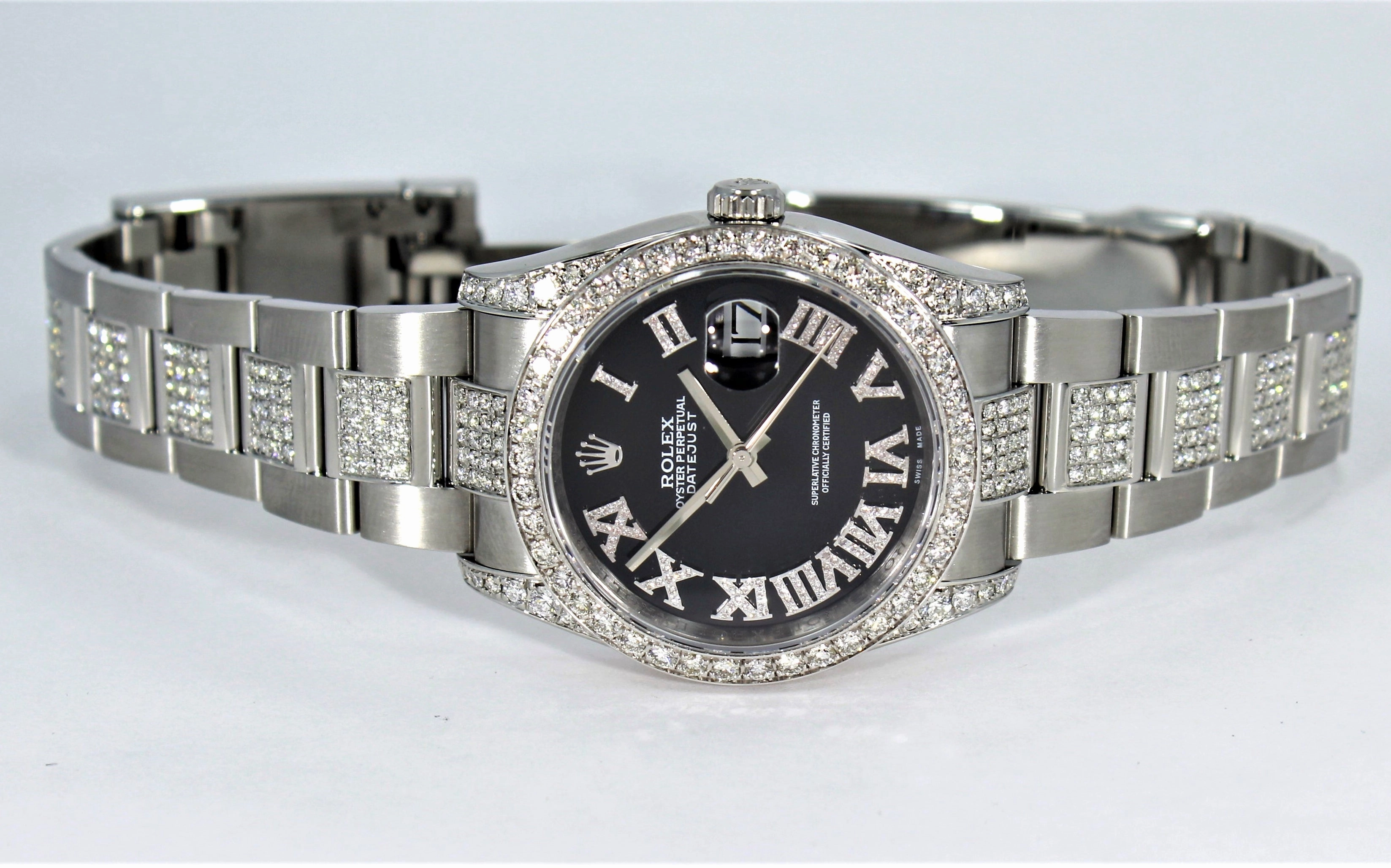 Rolex DateJust 116200 36mm black diamond dial bezel & bracelet oyster perpetual