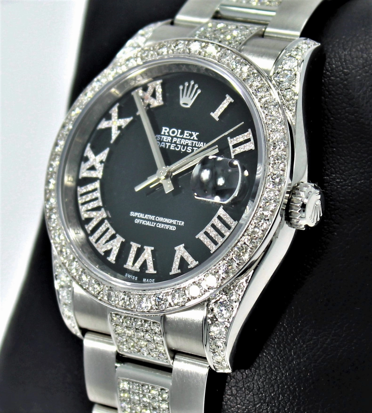 Rolex DateJust 116200 36mm black diamond dial bezel & bracelet oyster perpetual