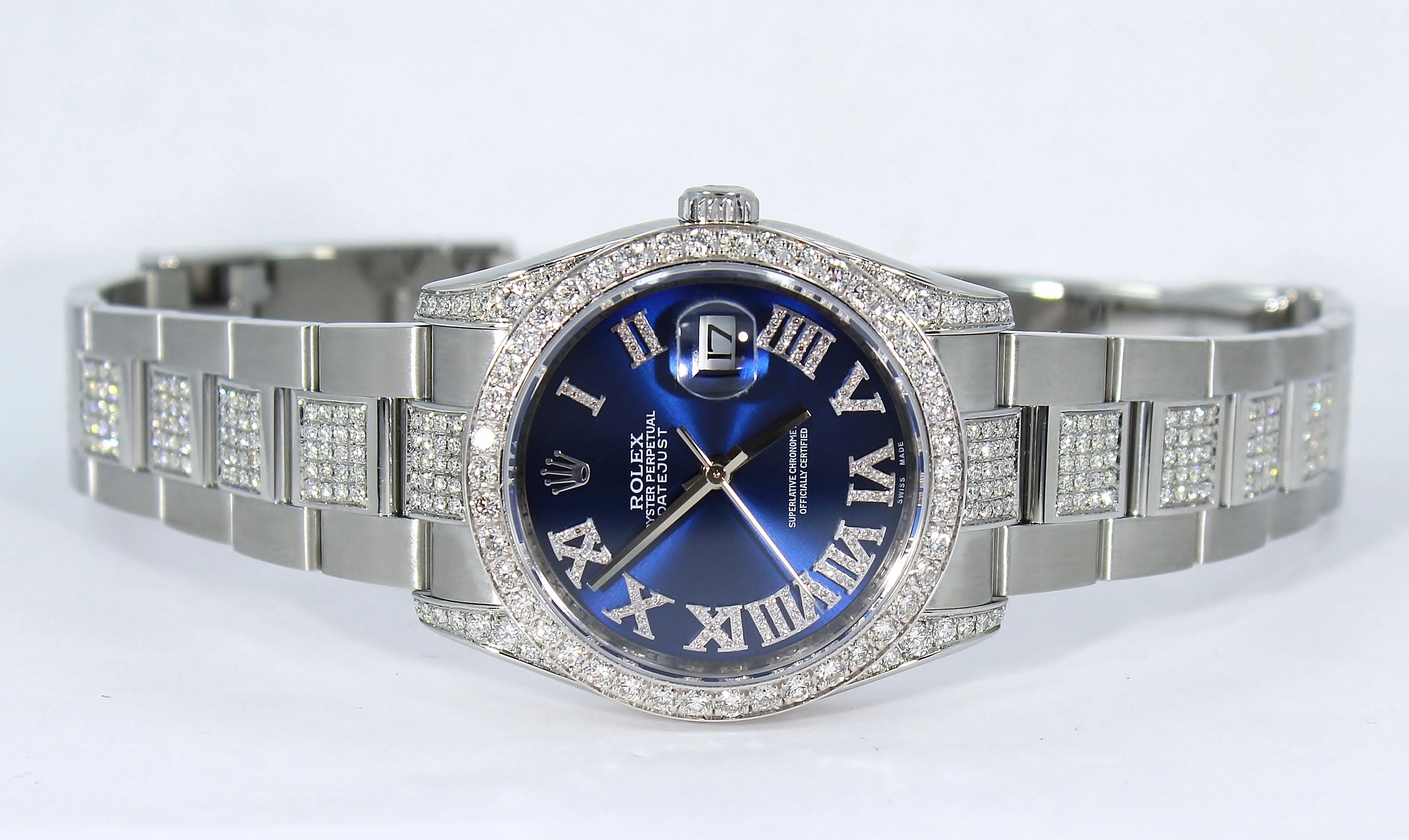 Rolex Datejust 116200 36mm Blue Diamond Dial Bezel & Bracelet Oyster Perpetual