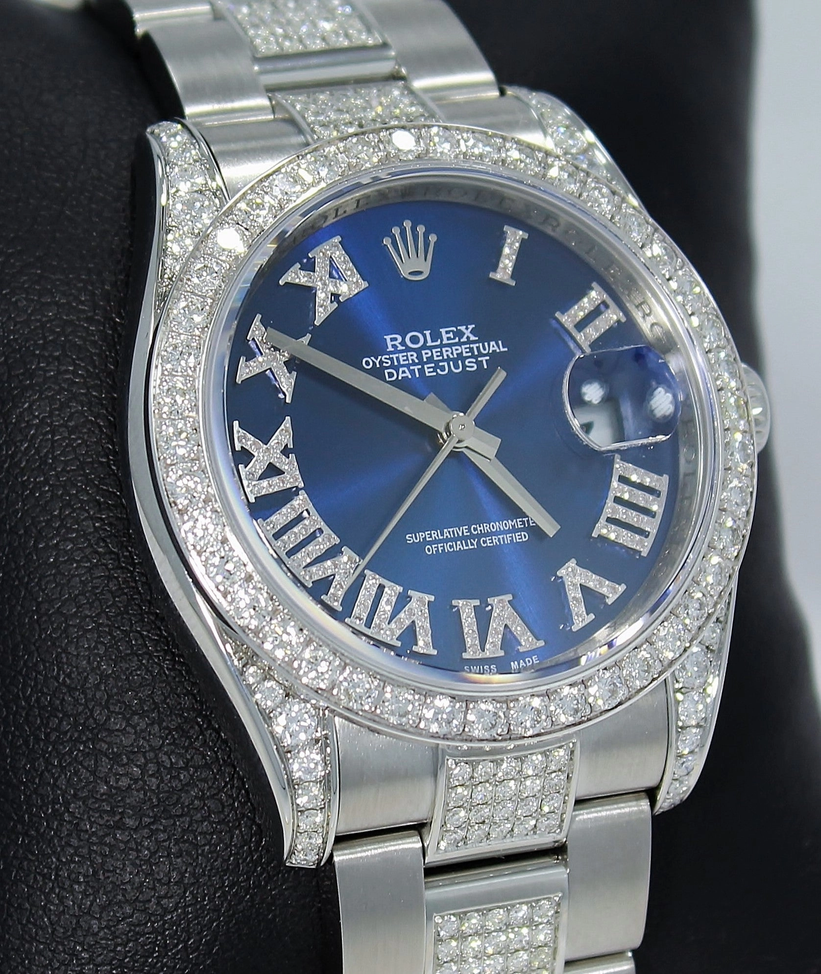 Rolex Datejust 116200 36mm Blue Diamond Dial Bezel & Bracelet Oyster Perpetual