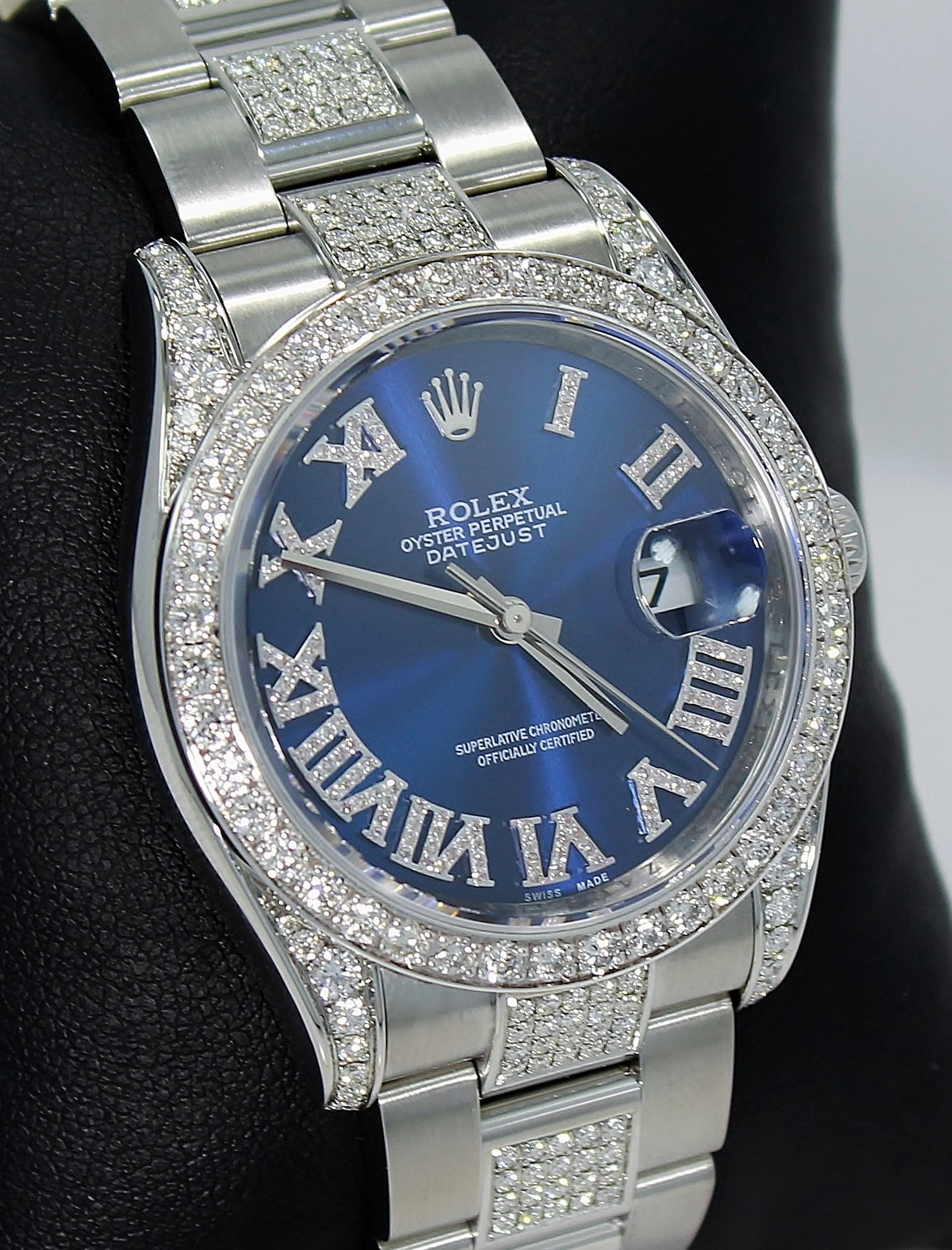 Rolex Datejust 116200 36mm Blue Diamond Dial Bezel & Bracelet Oyster Perpetual
