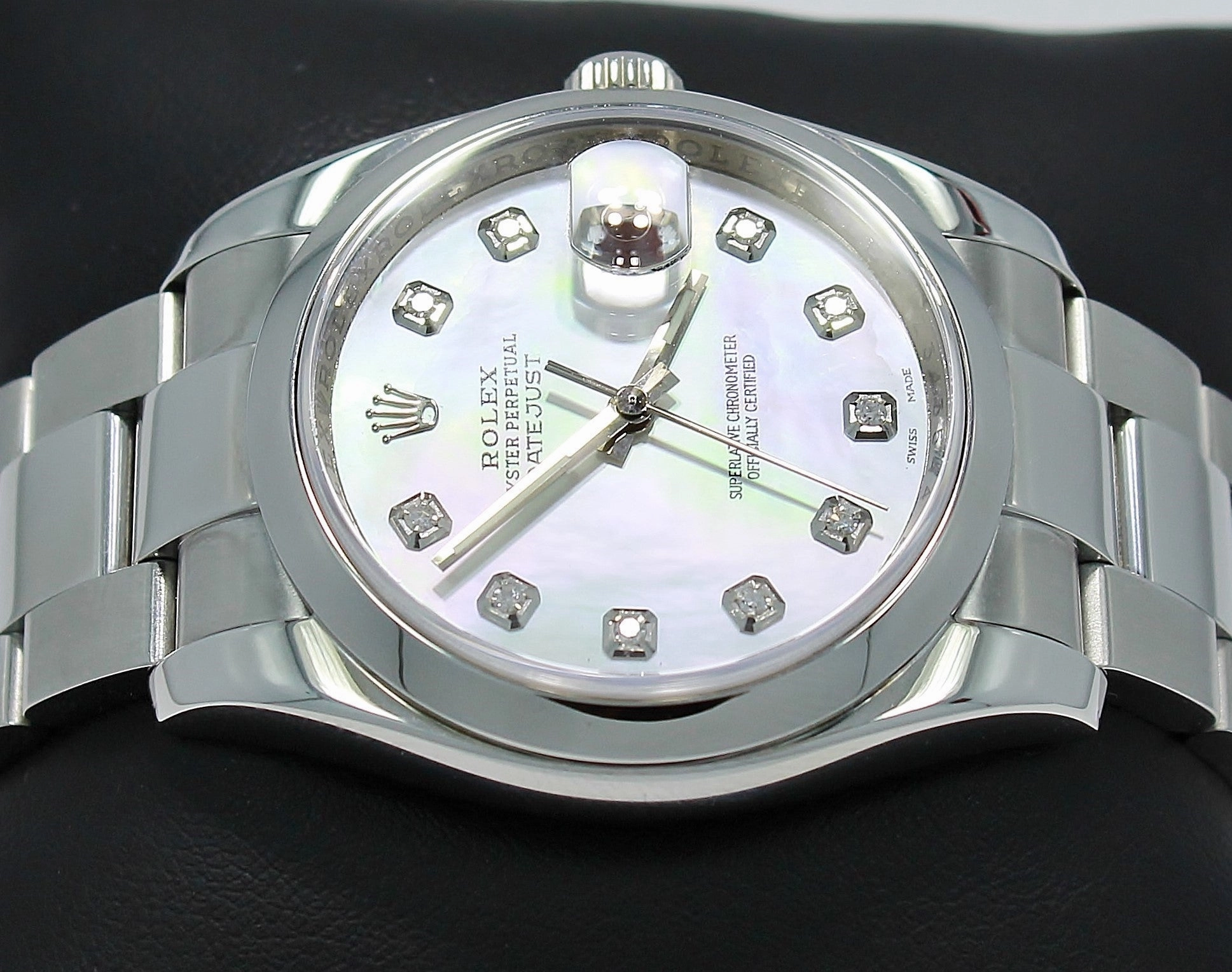 Rolex Datejust 116200 36mm  Diamond Mop Dial Oyster Perpetual