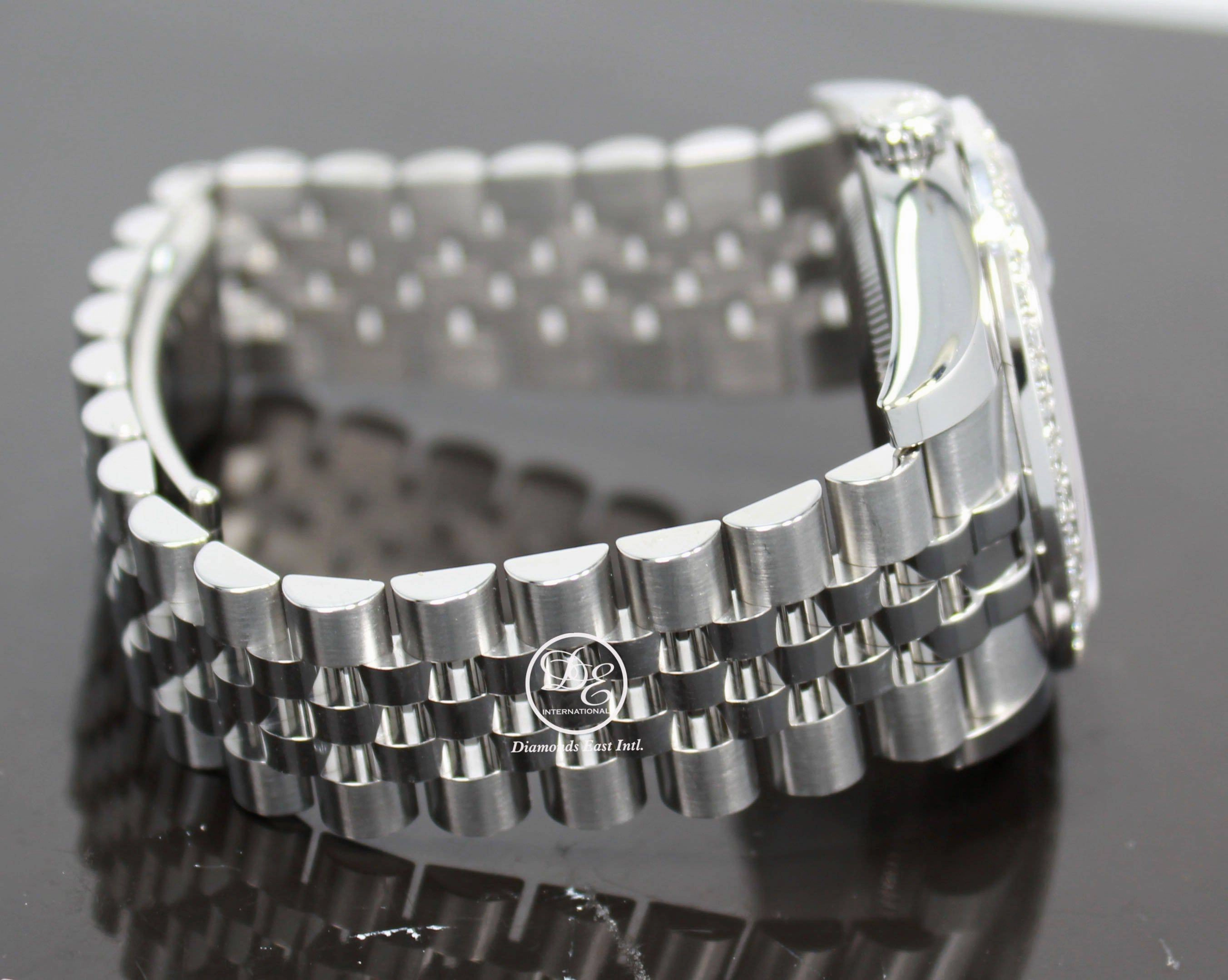 Rolex Datejust 116200 36mm Jubilee Band MOP Diamond Dial and Bezel Watch