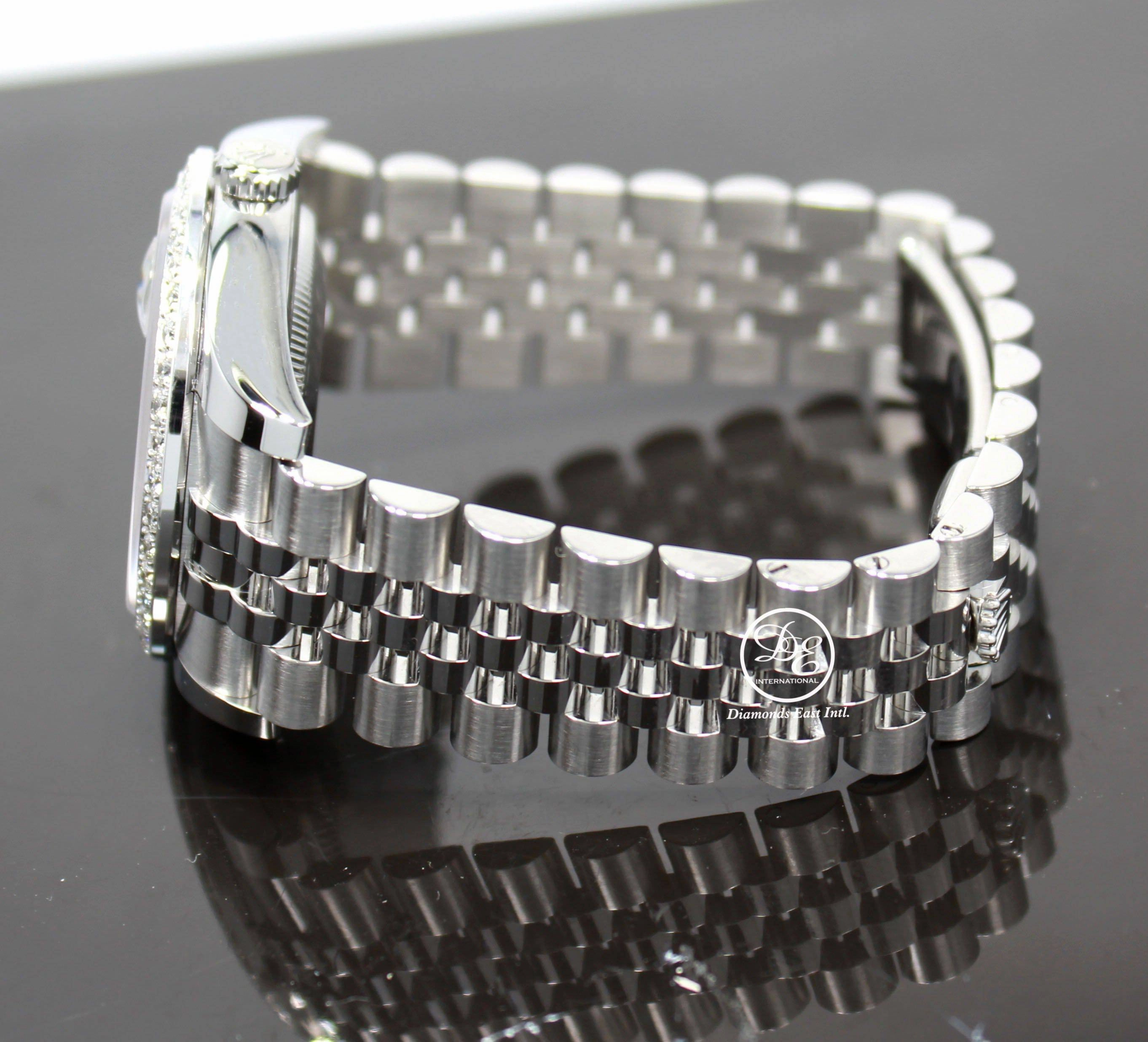 Rolex Datejust 116200 36mm Jubilee MOP Diamond Dial and Bezel Watch Box/Paper