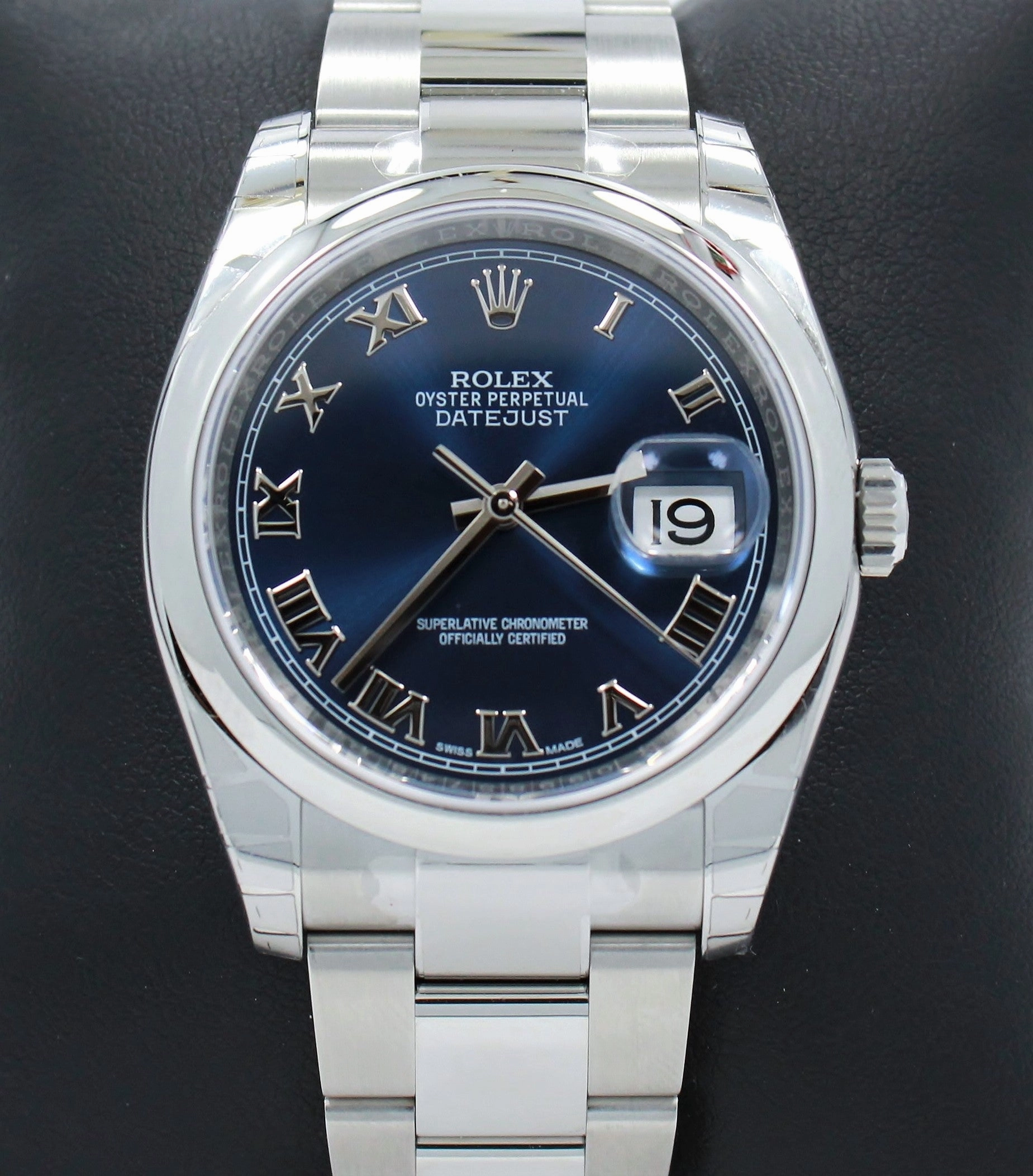 Rolex Datejust 116200 36mm Oyster Perpetual Blue Roman UNWORN