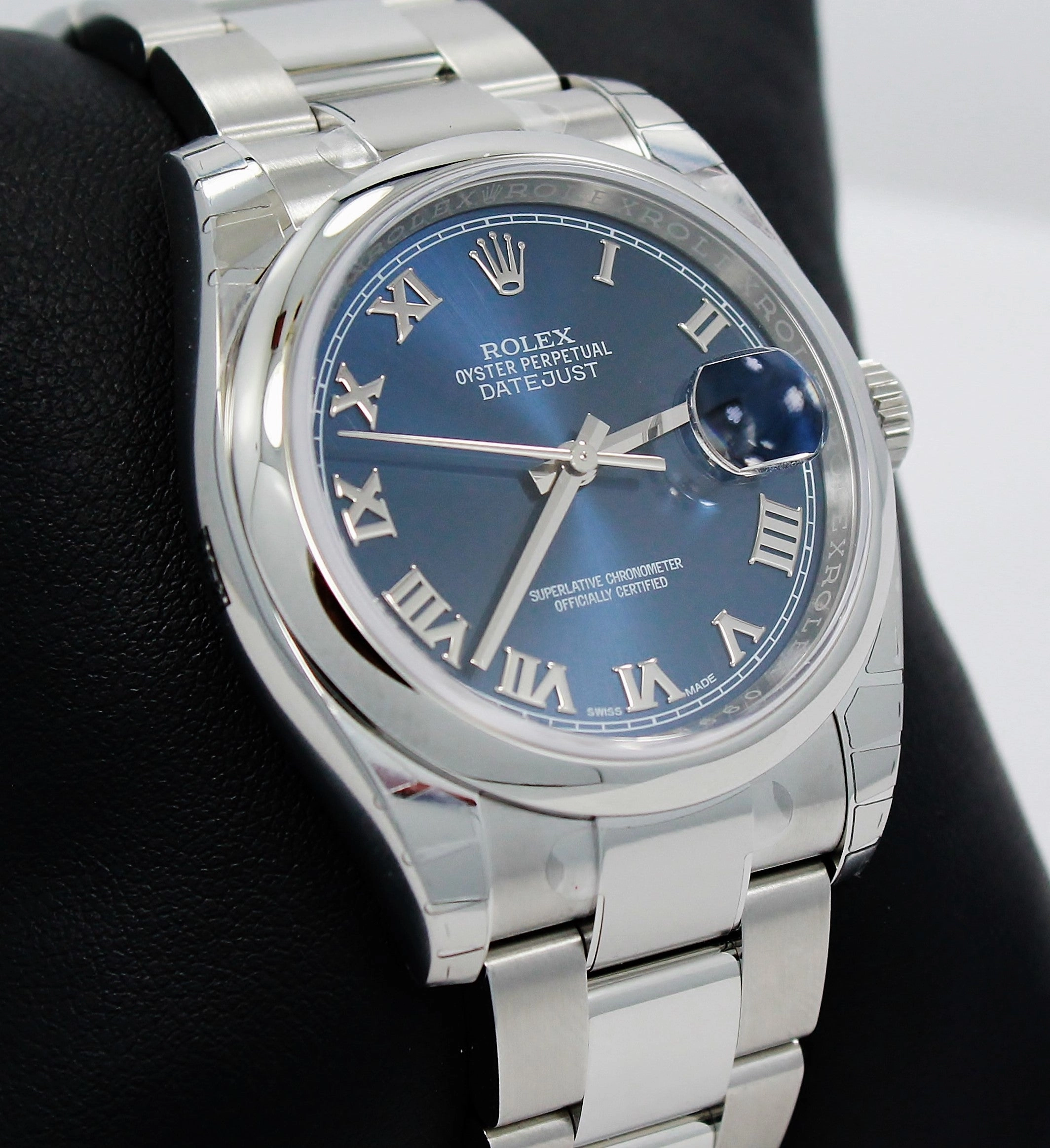 Rolex Datejust 116200 36mm Oyster Perpetual Blue Roman UNWORN
