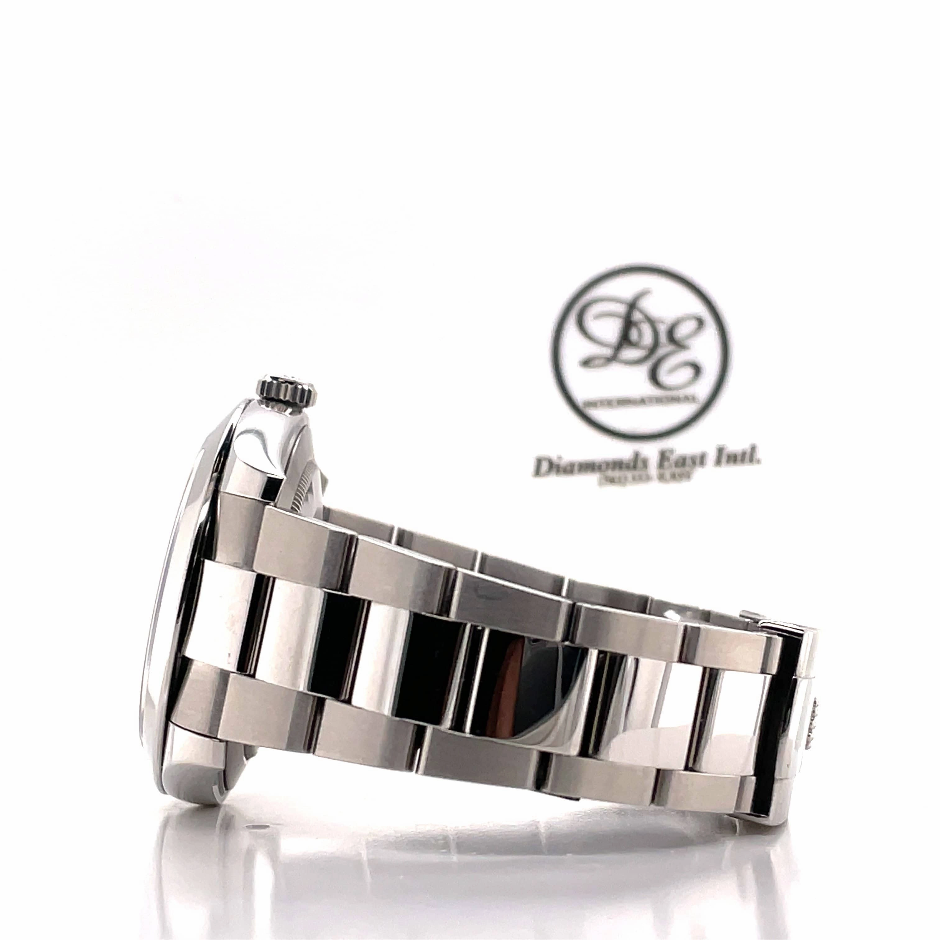 Rolex Datejust 126300 41mm White Roman Dial Smooth Bezel